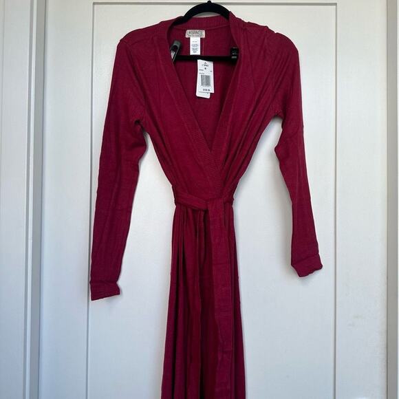 L*SPACE Audrey Duster Cardigan in Cabarnet, Size Medium NWT - Picture 4 of 9